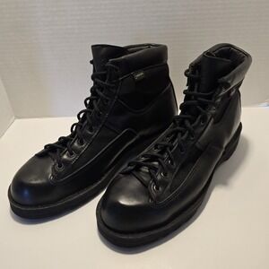 Danner Patrol 6" Black Leather  Gore-Tex 25200 Boots Size 14 D